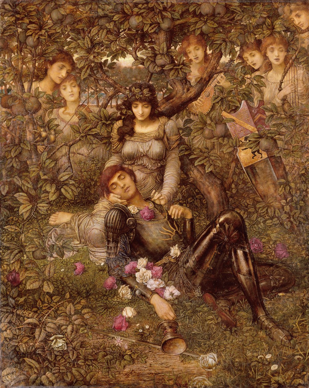 Akrasie, asi 1888 (olej a zlatá barva na plátně) od John Melhuish Strudwick