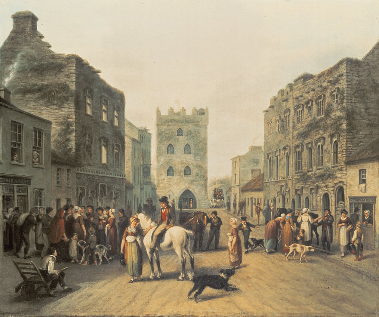 Pohled na Kilmallock, hrabství Limerick od John Muvany