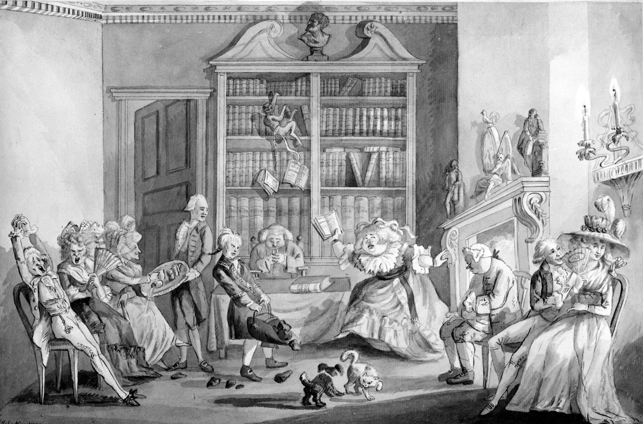 Soukromá zkouška Jane Shore, 1790 od John Nixon