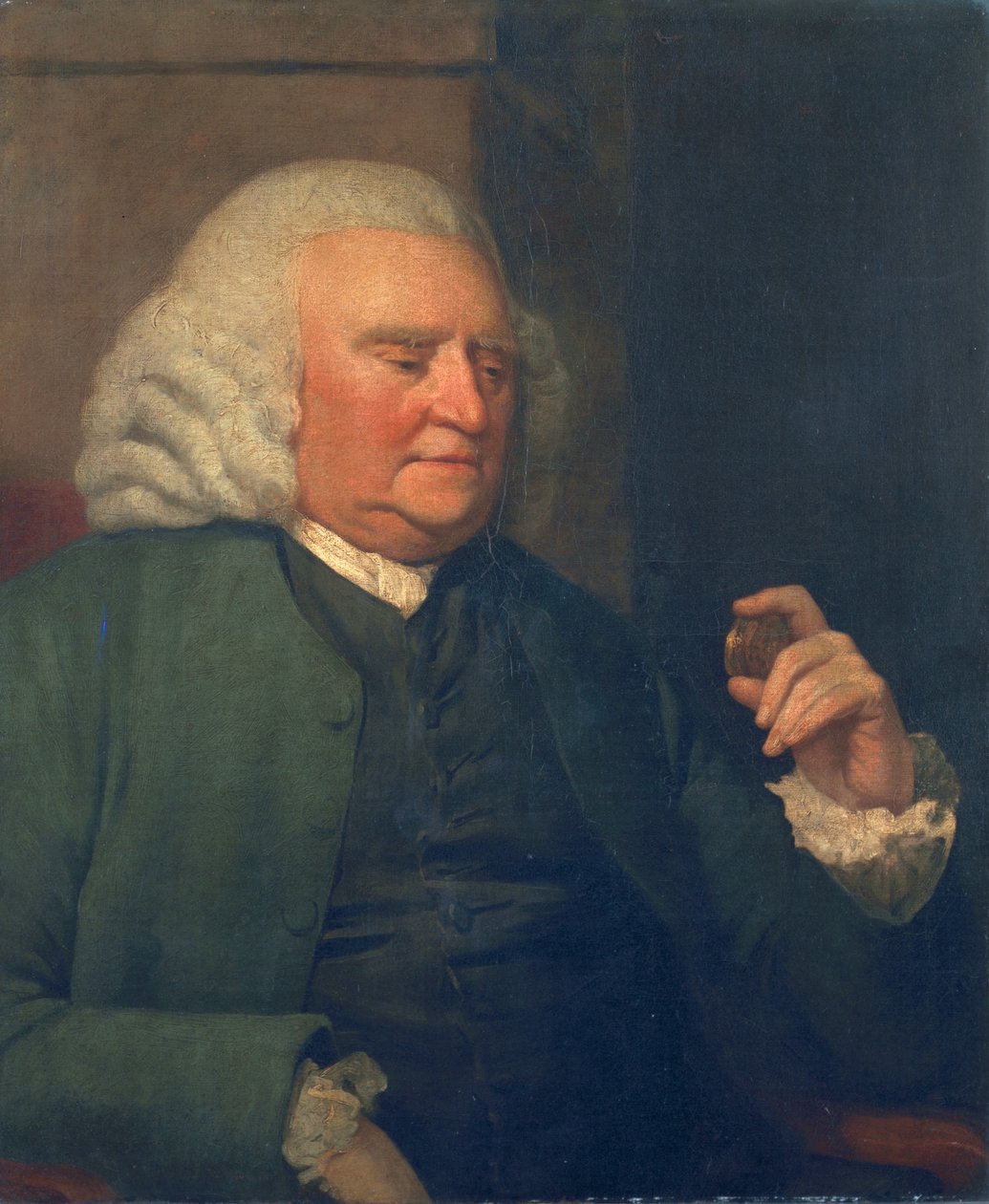 Neznámý muž, jménem Samuel Johnson od John Opie