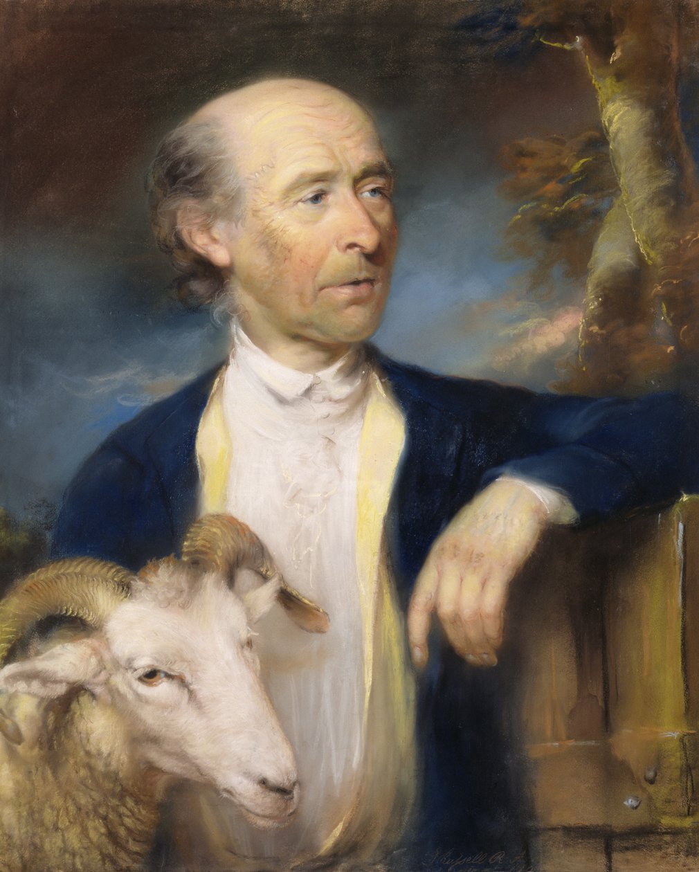 John Collins z Devizes (fl. 1771-99) 1799 (pastel na papíře) od John Russell