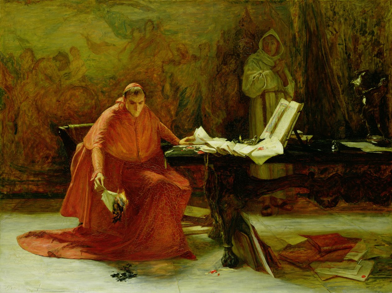 Státní tajemství, 1874 od John Pettie