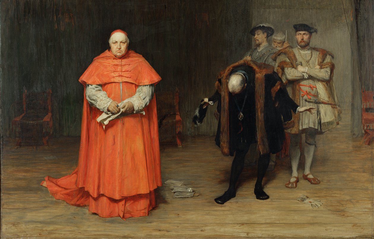 Hanba kardinála Wolseyho (1475-1530) od John Pettie