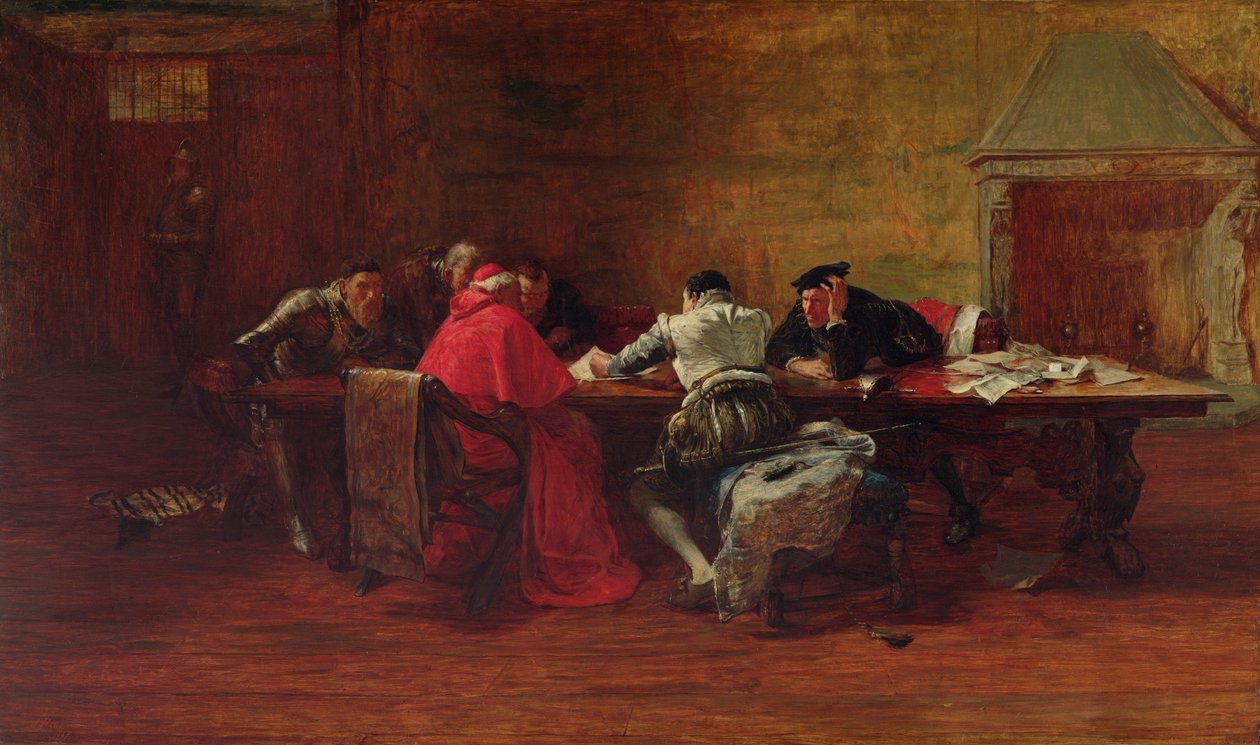 Zrada, 1867 od John Pettie
