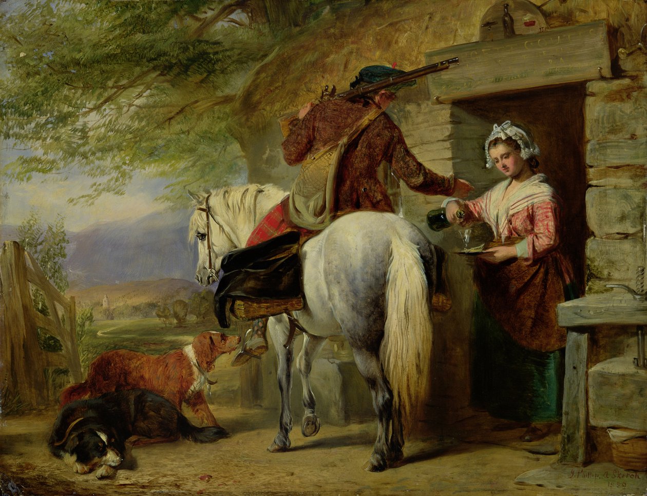 A Scotch Roadside Inn, 1850 od John Phillip