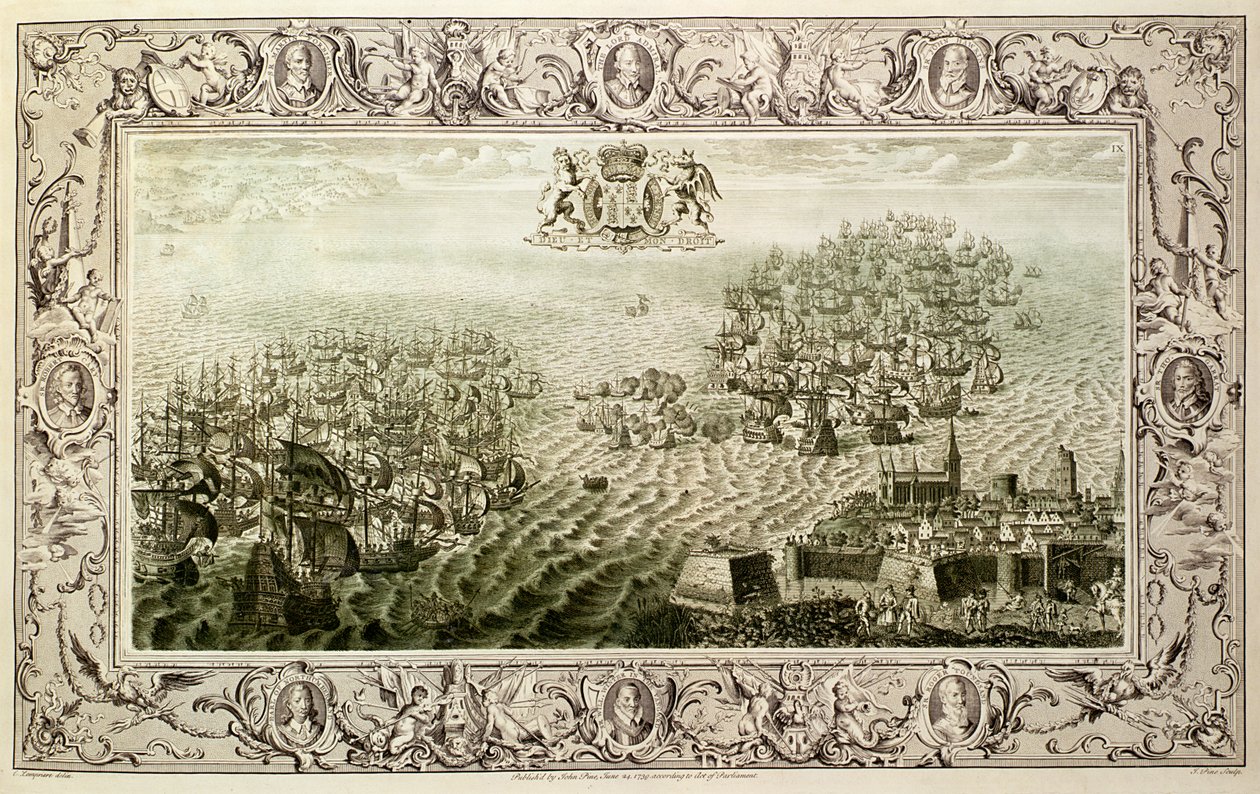 Armada, 1739 od John Pine