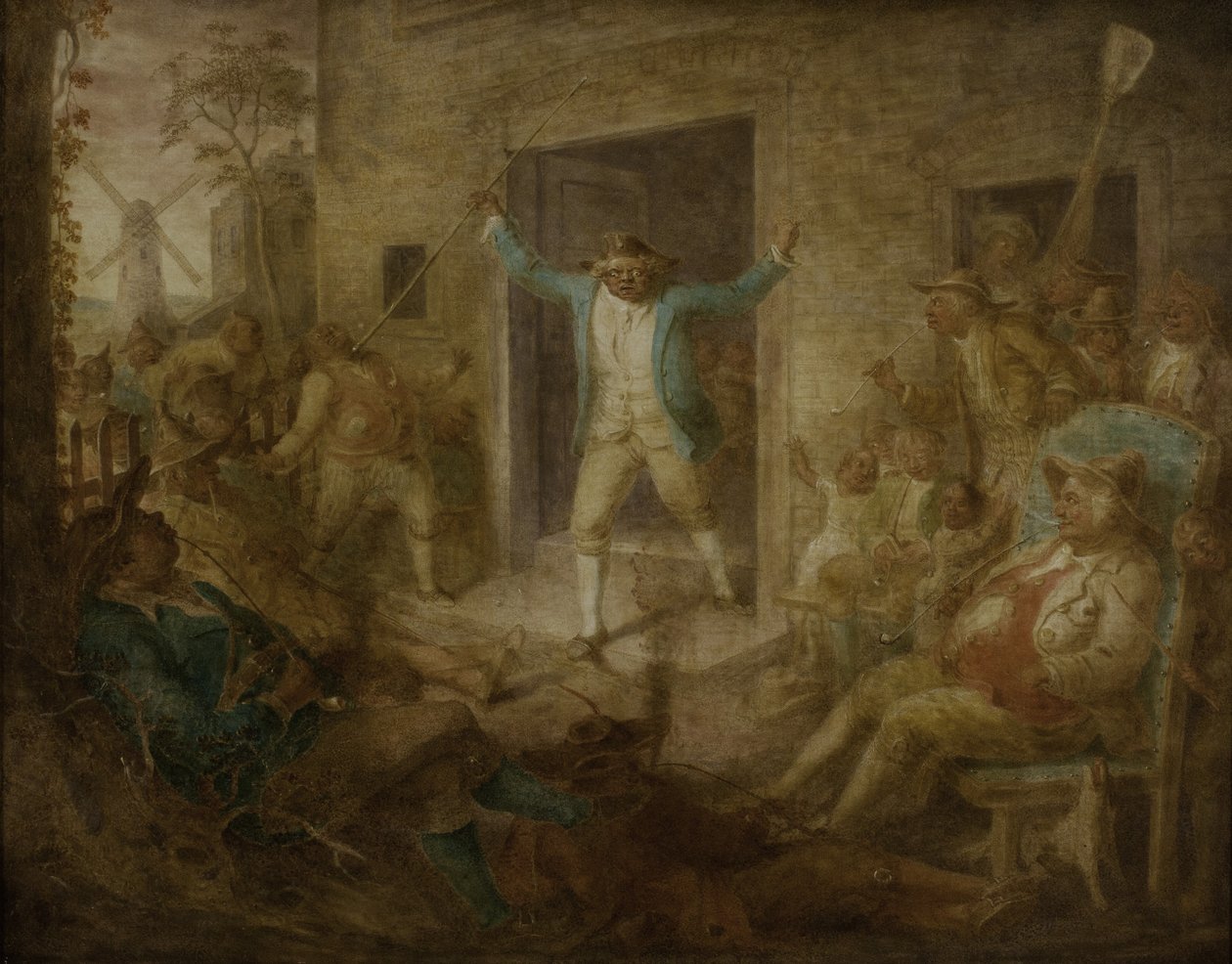 Edikt Williama Testyho proti tabáku, 1865 od John Quidor