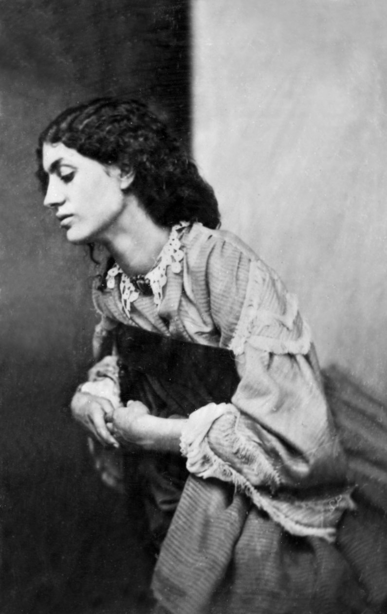 Jane Morris, pózoval Dante Gabriel Rossetti, 1865 (tisk alba) od John R. Parsons