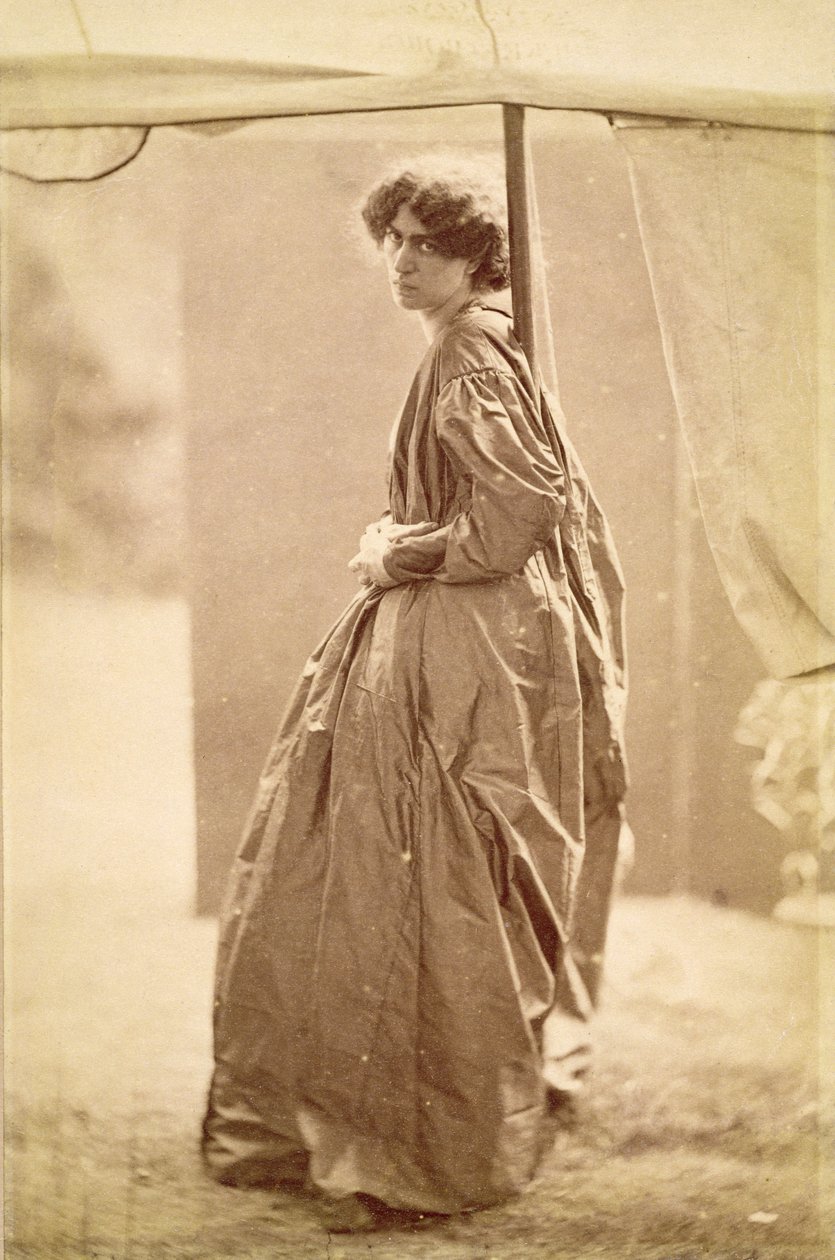 Portrét Jane Morris (1839-1914) 1865 (tisk alba) (viz také 265089) od John R. Parsons