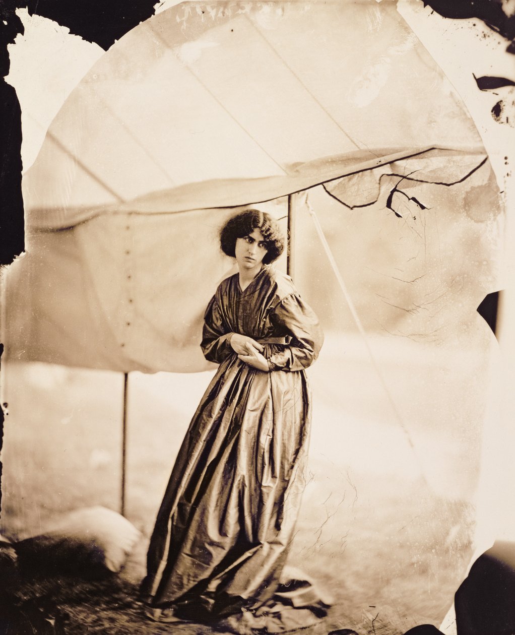 Portrét Jane Morris (1839-1914) 1865 (tisk alba) od John R. Parsons