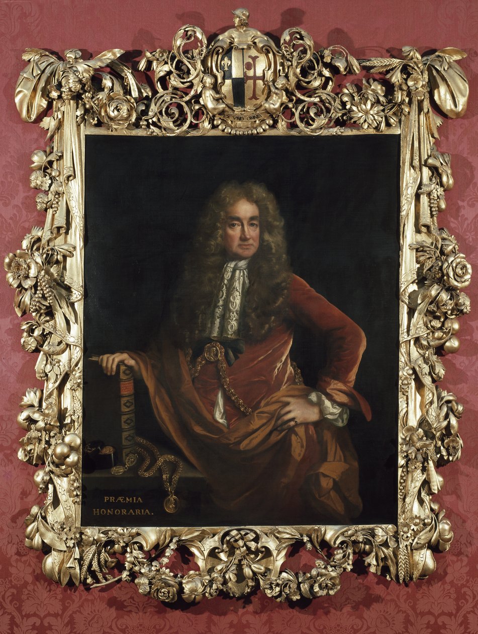 Portrét Eliase Ashmole od John Riley