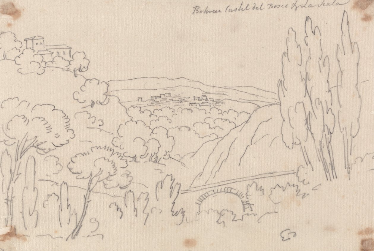 Mezi Castel del Bosco a La Scala od John Robert Cozens