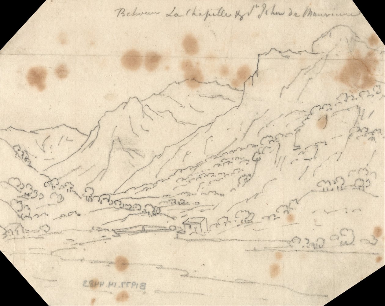 Mezi La Chapelle a St. John de Maurienne od John Robert Cozens