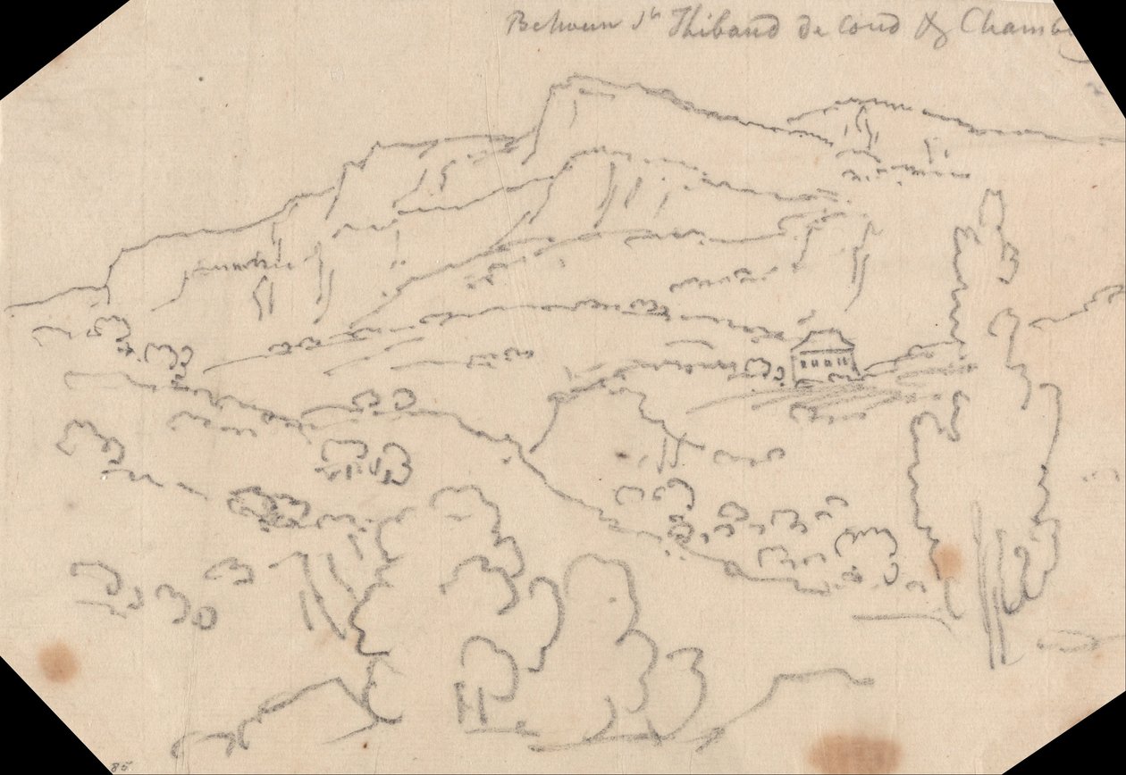 Mezi Saint-Thibaud-de-Couz a Chambery od John Robert Cozens