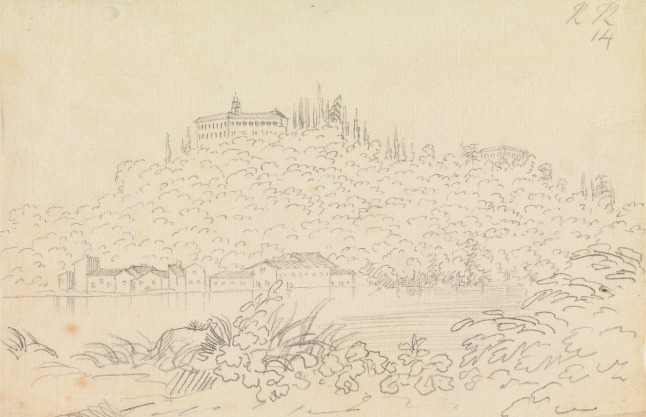 Klášter Monte Olivetto poblíž Florencie od John Robert Cozens