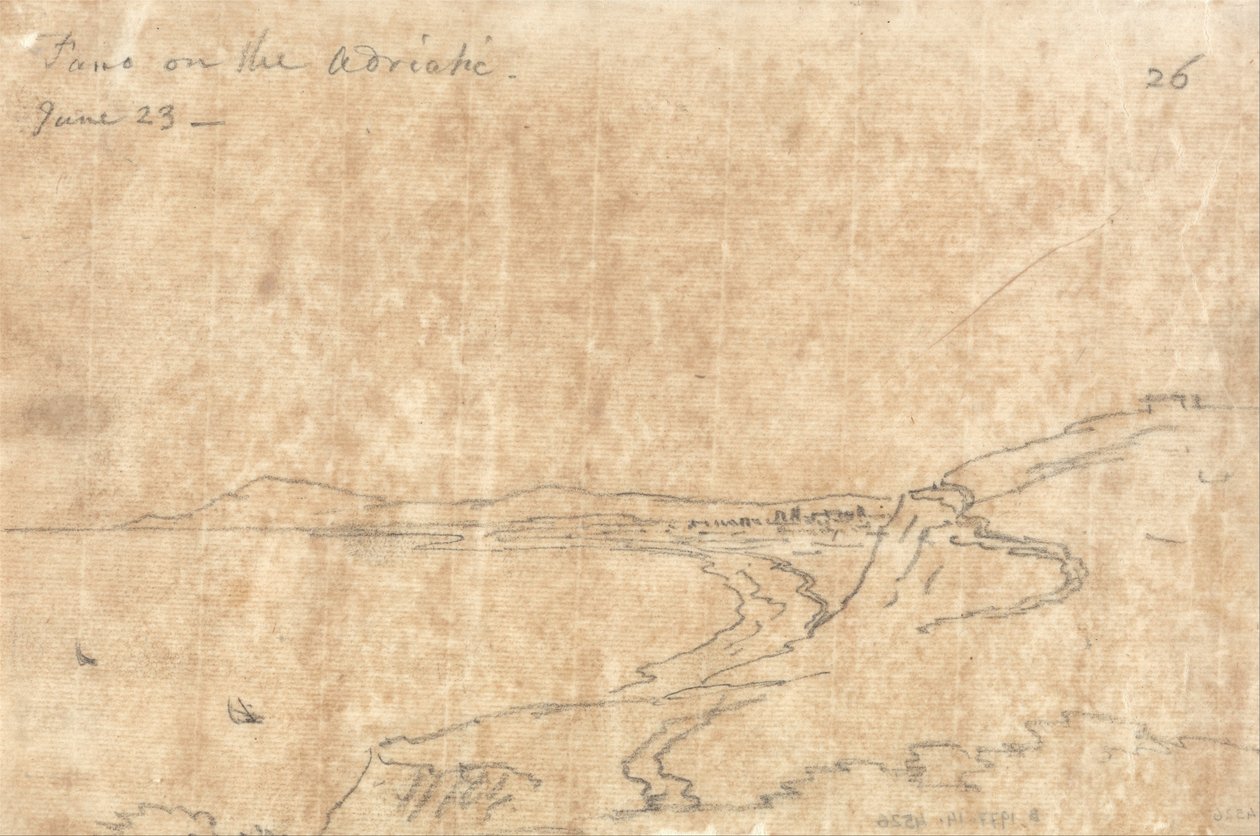 Fano na Jadranu od John Robert Cozens