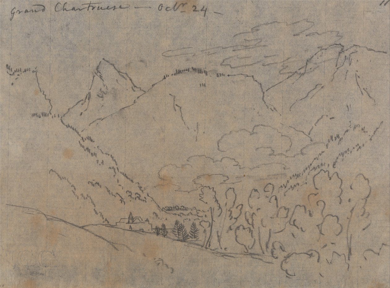 Grand Chartreuse, 24. října od John Robert Cozens