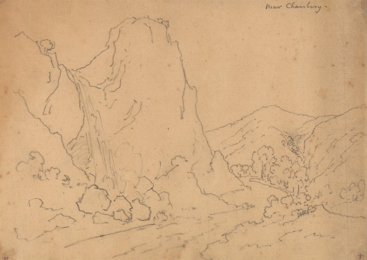 Nedaleko Chambéry od John Robert Cozens