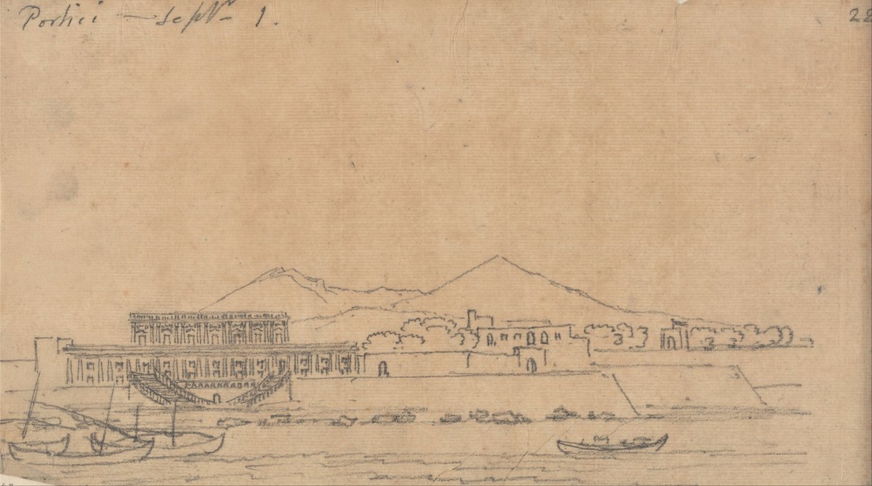 Portici, 1. září od John Robert Cozens