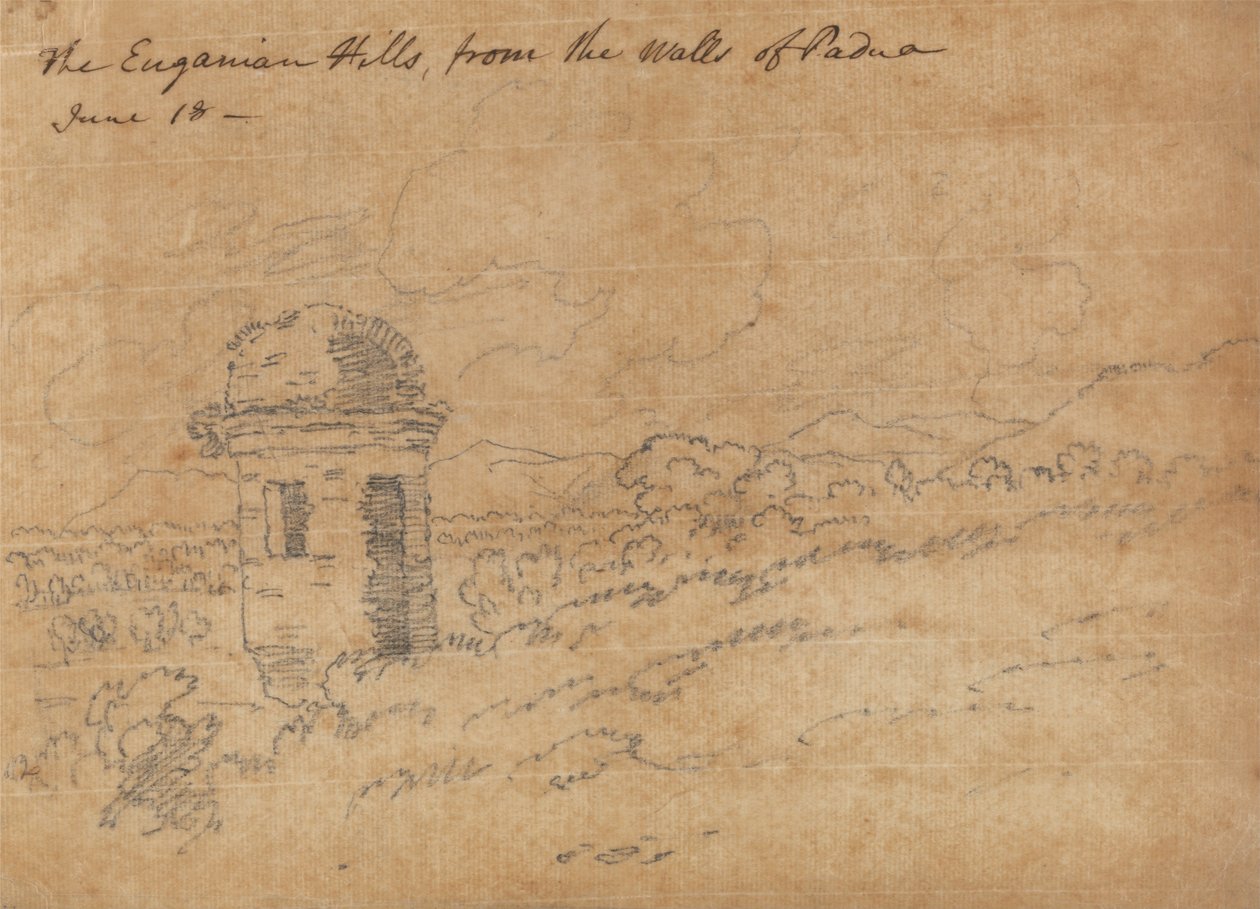 Euganean Hills od John Robert Cozens