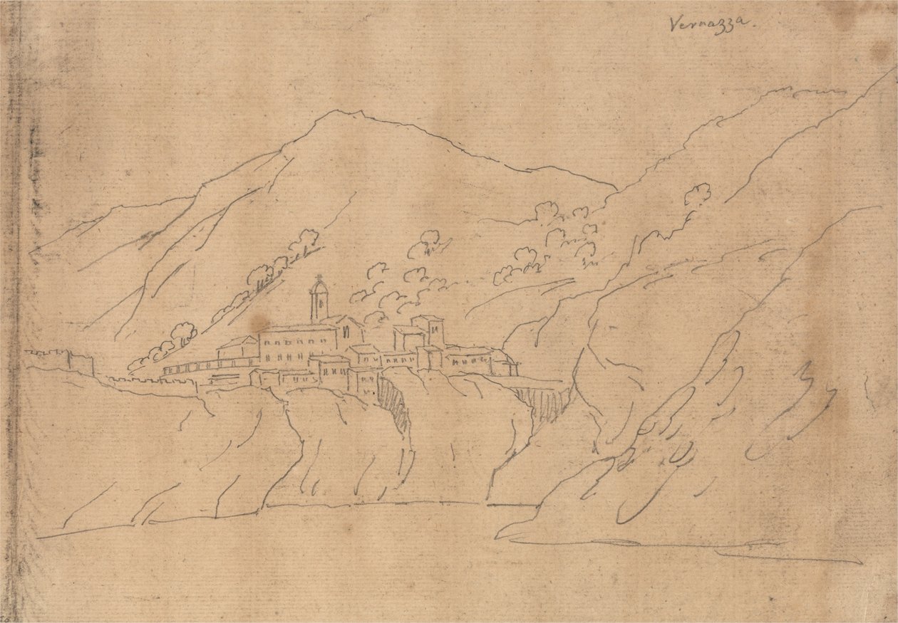 Vernazza od John Robert Cozens