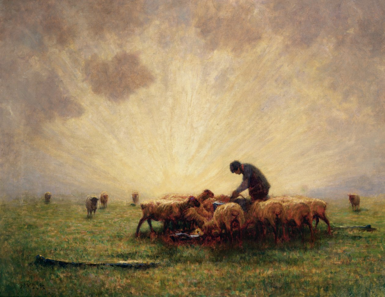 Východ slunce, ranní krmení od John Robert Keitley Duff