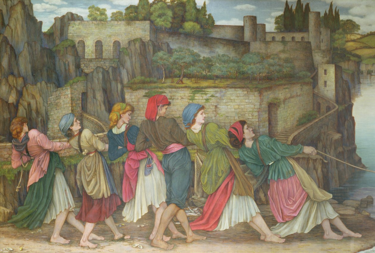 Ženy ze Sorrenta od John Roddam Spencer Stanhope