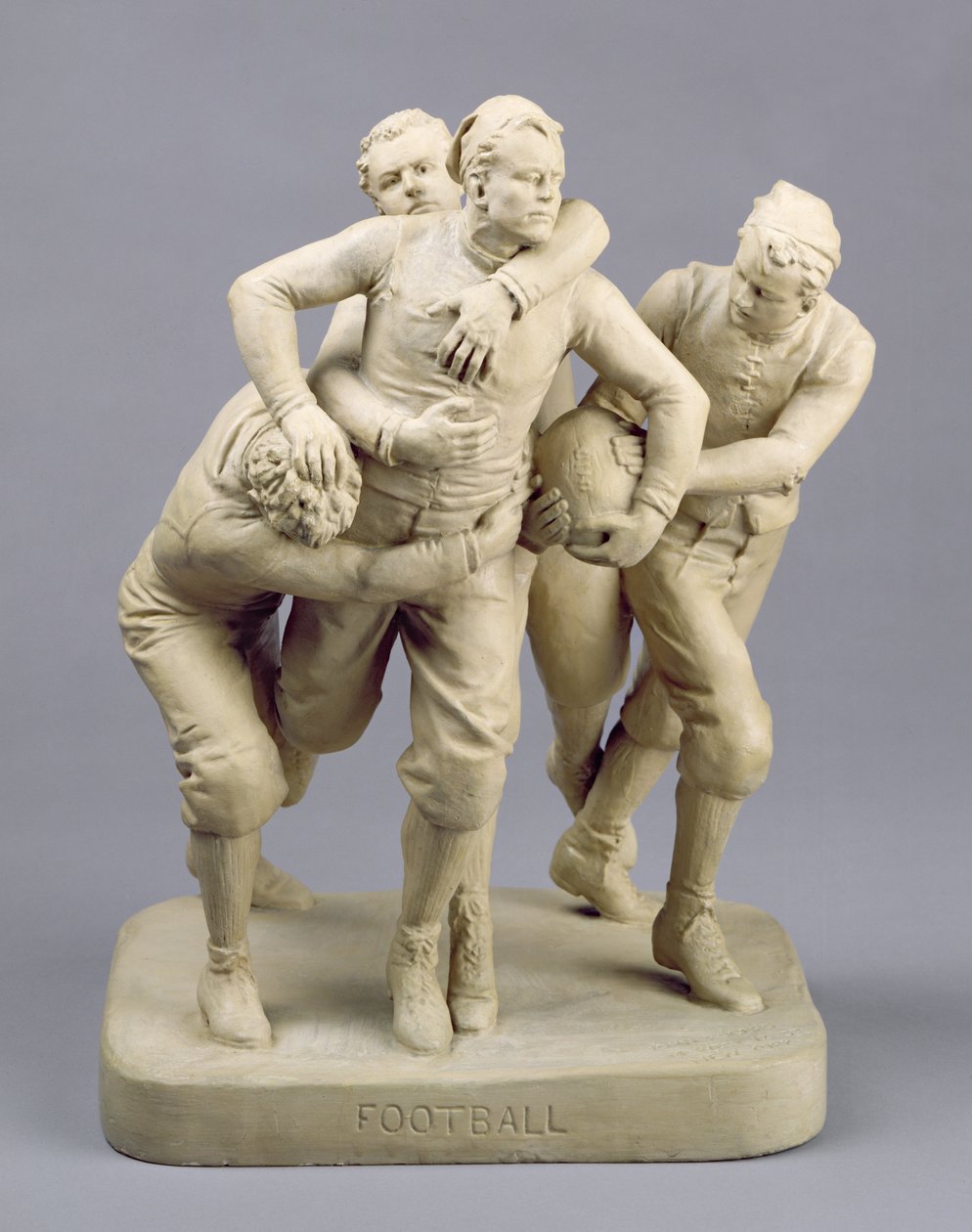Fotbal, 1891 (sádra) od John Rogers