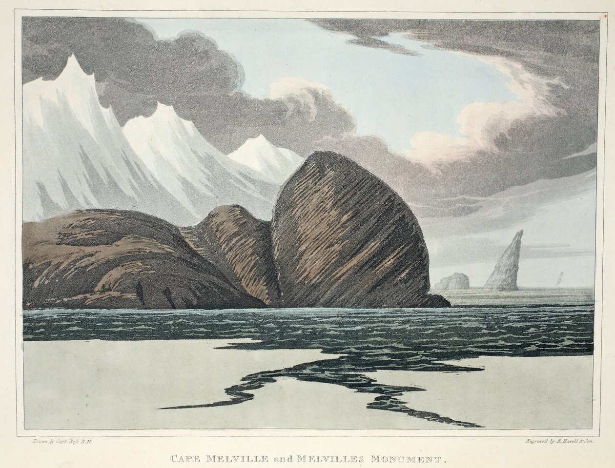 Cape Melville and Melville Monument, ilustrace z 