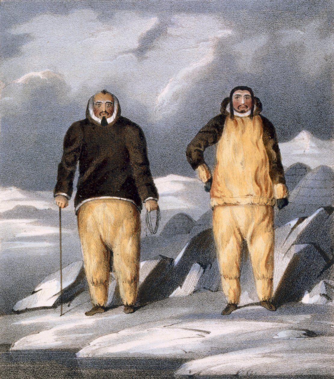 Koňároklik and Neweetioke, 1835 od John Ross