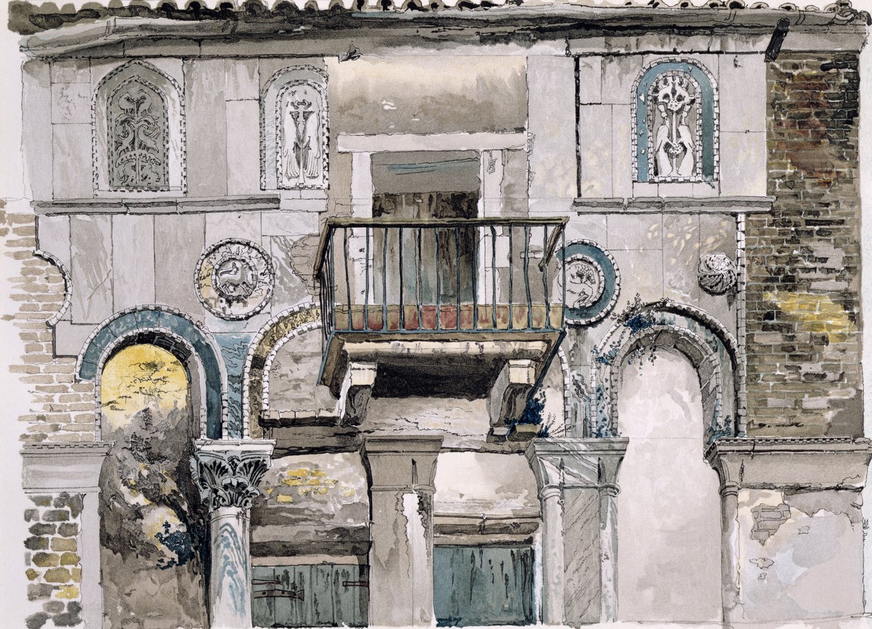 Fondaco dei Turchi, Benátky od John Ruskin