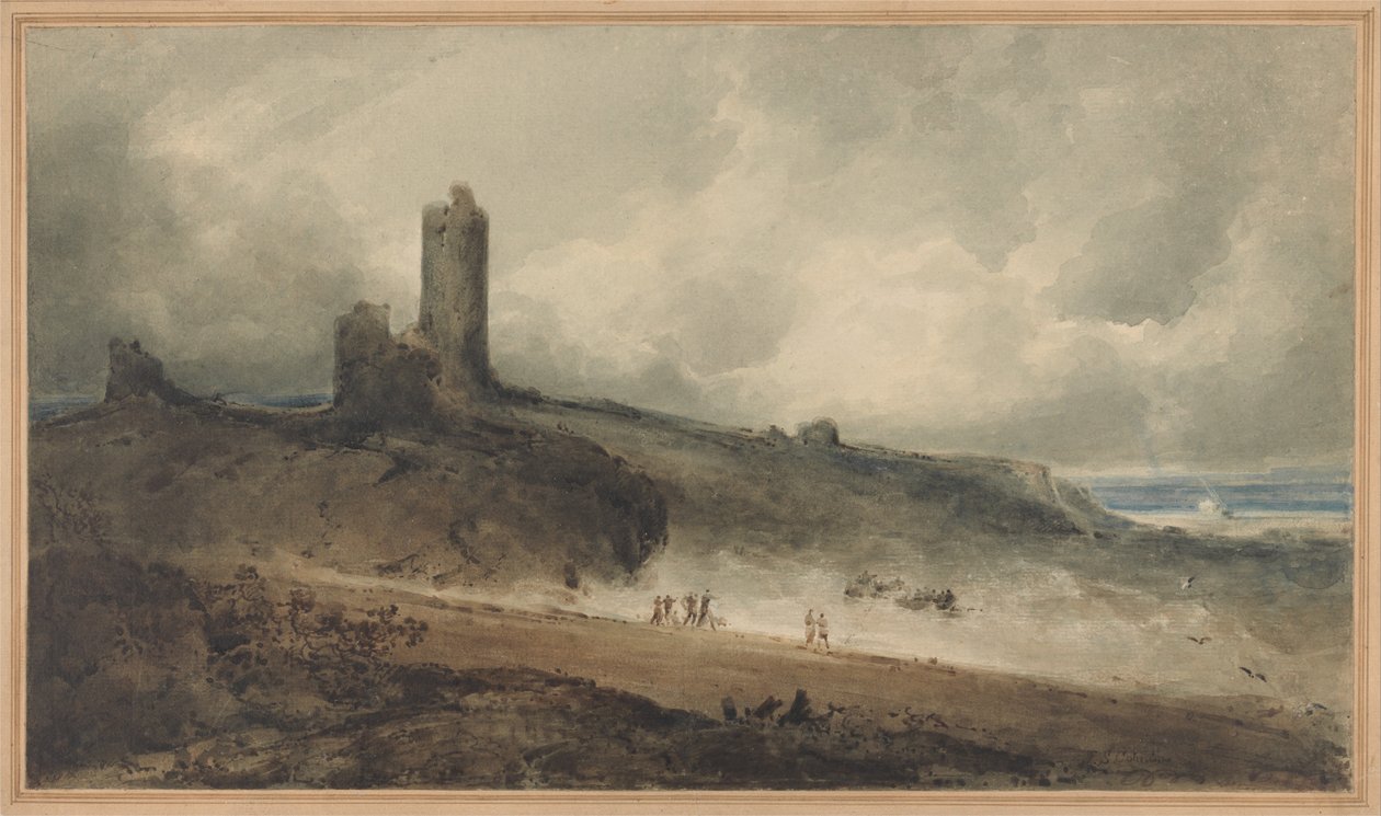 Hrad Aberystwyth od John Sell Cotman