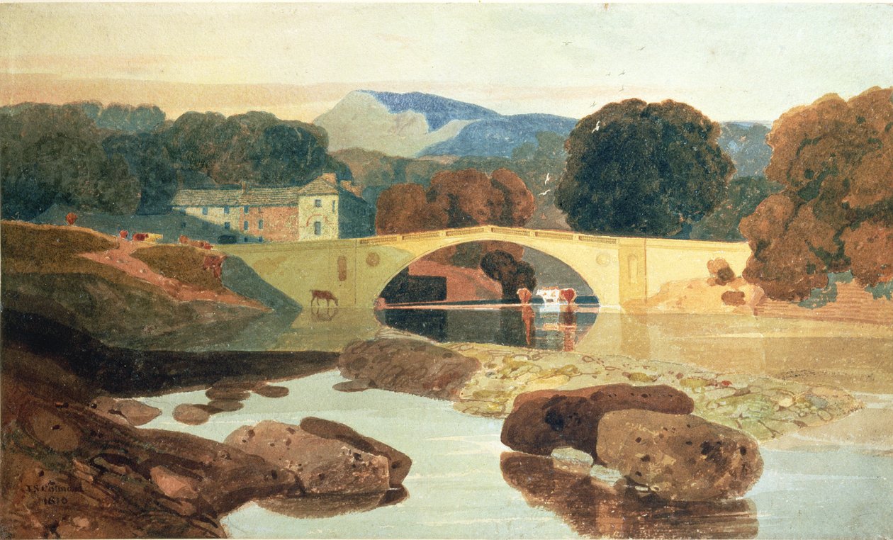 Greta Bridge, Yorkshire, 1810 od John Sell Cotman
