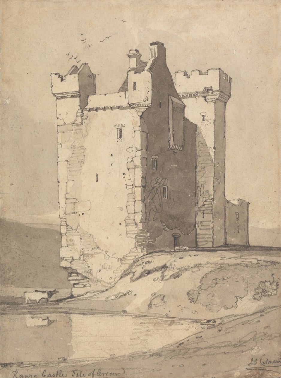 Loch Ranza Castle, Isle of Arran, Scotland od John Sell Cotman