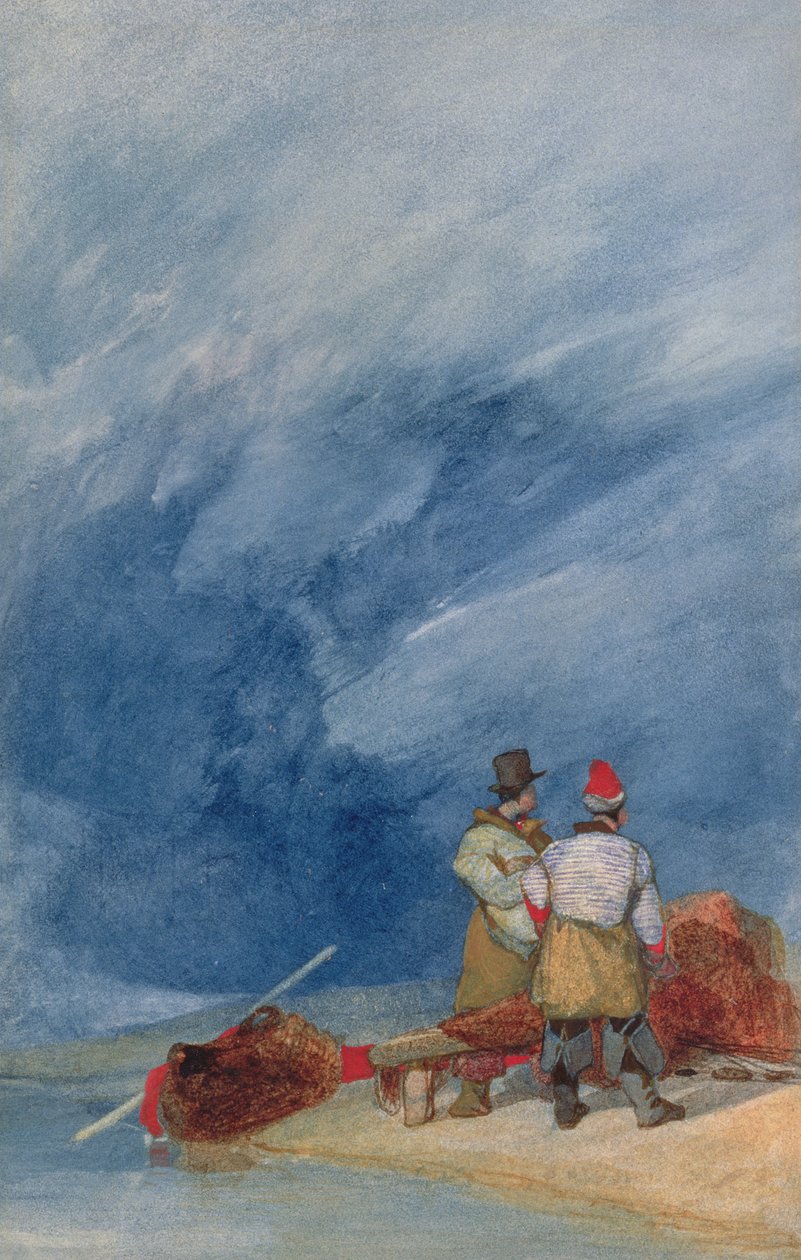 Bouřlivé počasí, asi 1831-3 od John Sell Cotman