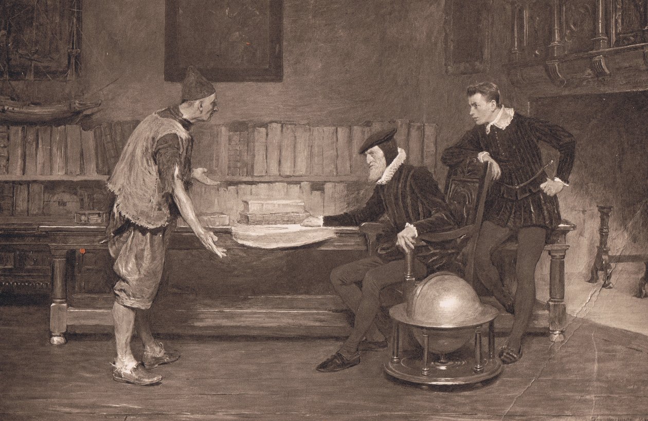Příběh španělské hlavní od John Seymour Lucas