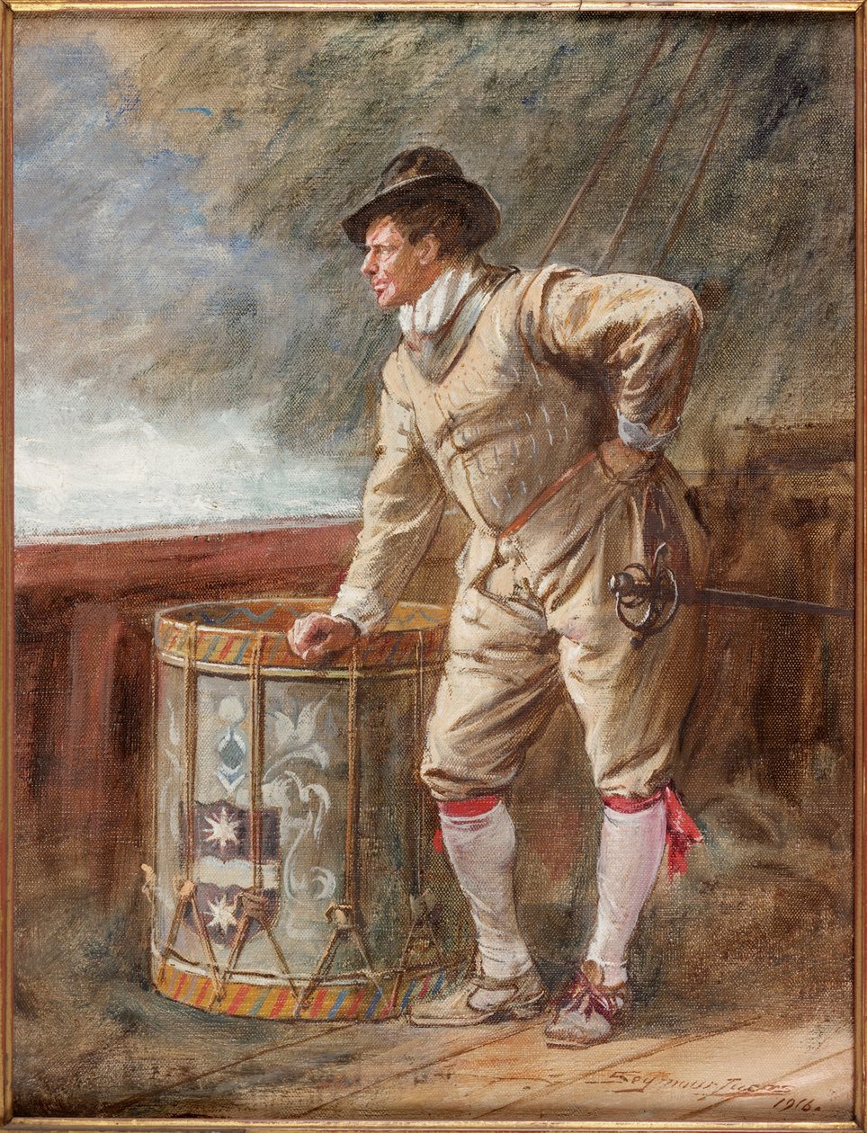 Drum Watch, 1916 od John Seymour Lucas