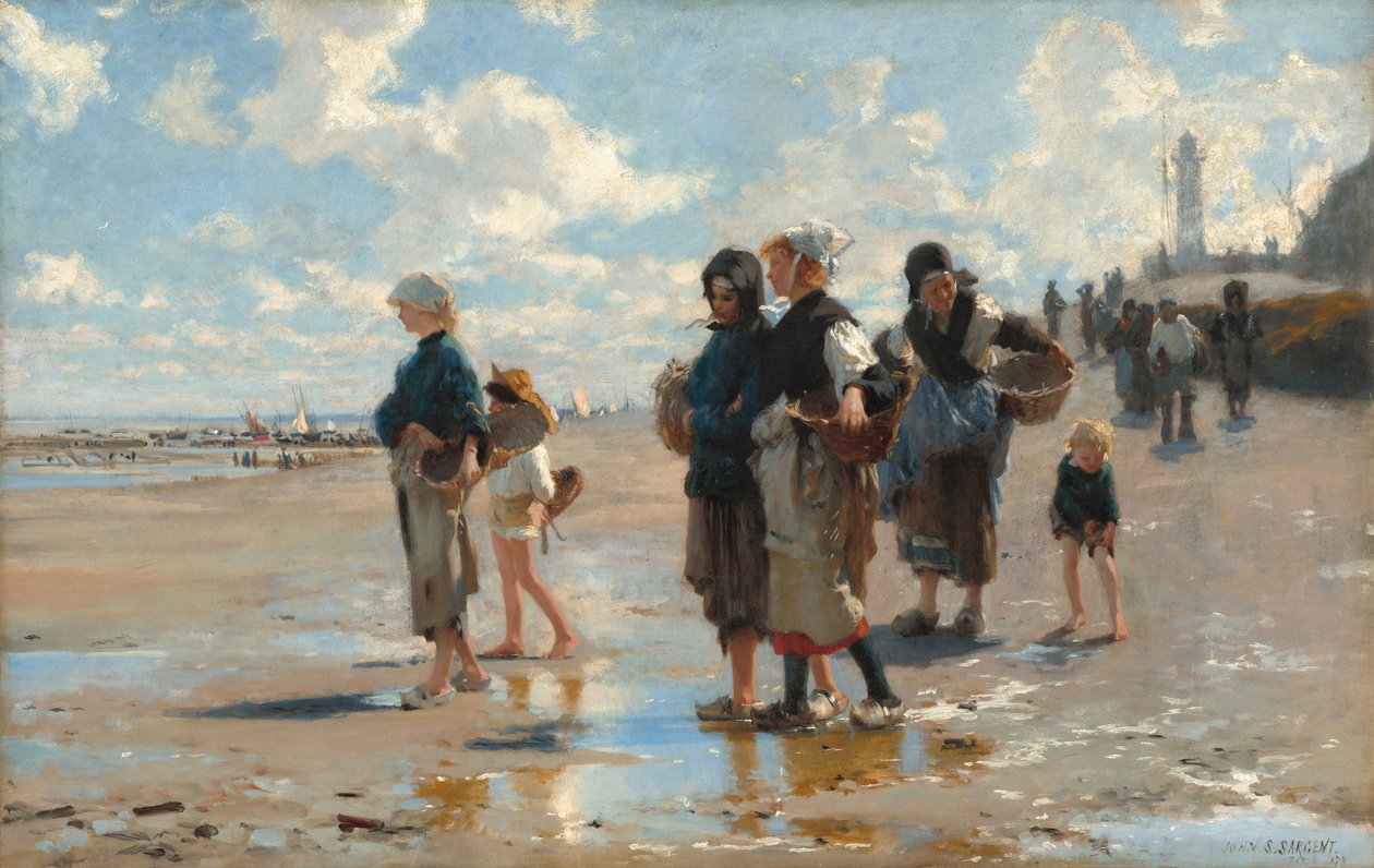 Na cestě k rybaření (Vyrazení na ryby) od John Singer Sargent