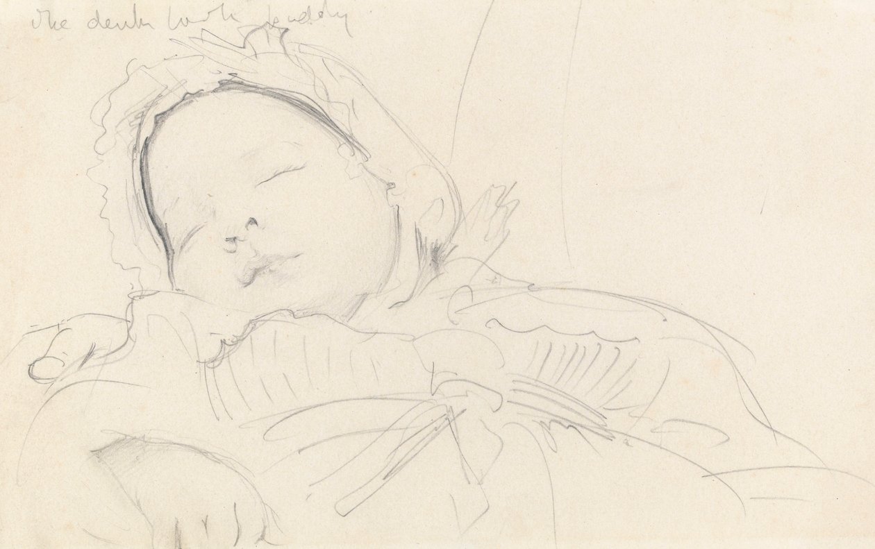 Jack Millet jako dítě (nar. 1888), cca 1888 (grafit na papíře) od John Singer Sargent