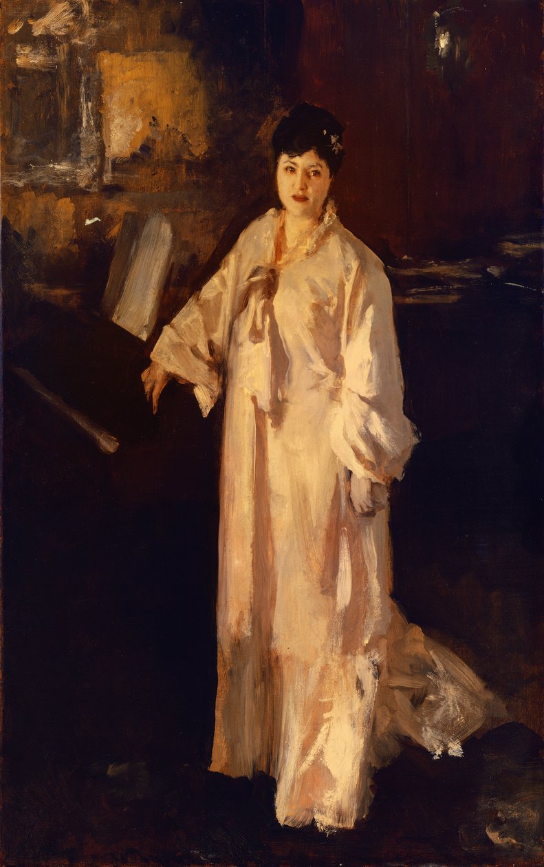 Judith Gautier, kolem roku 1885 od John Singer Sargent