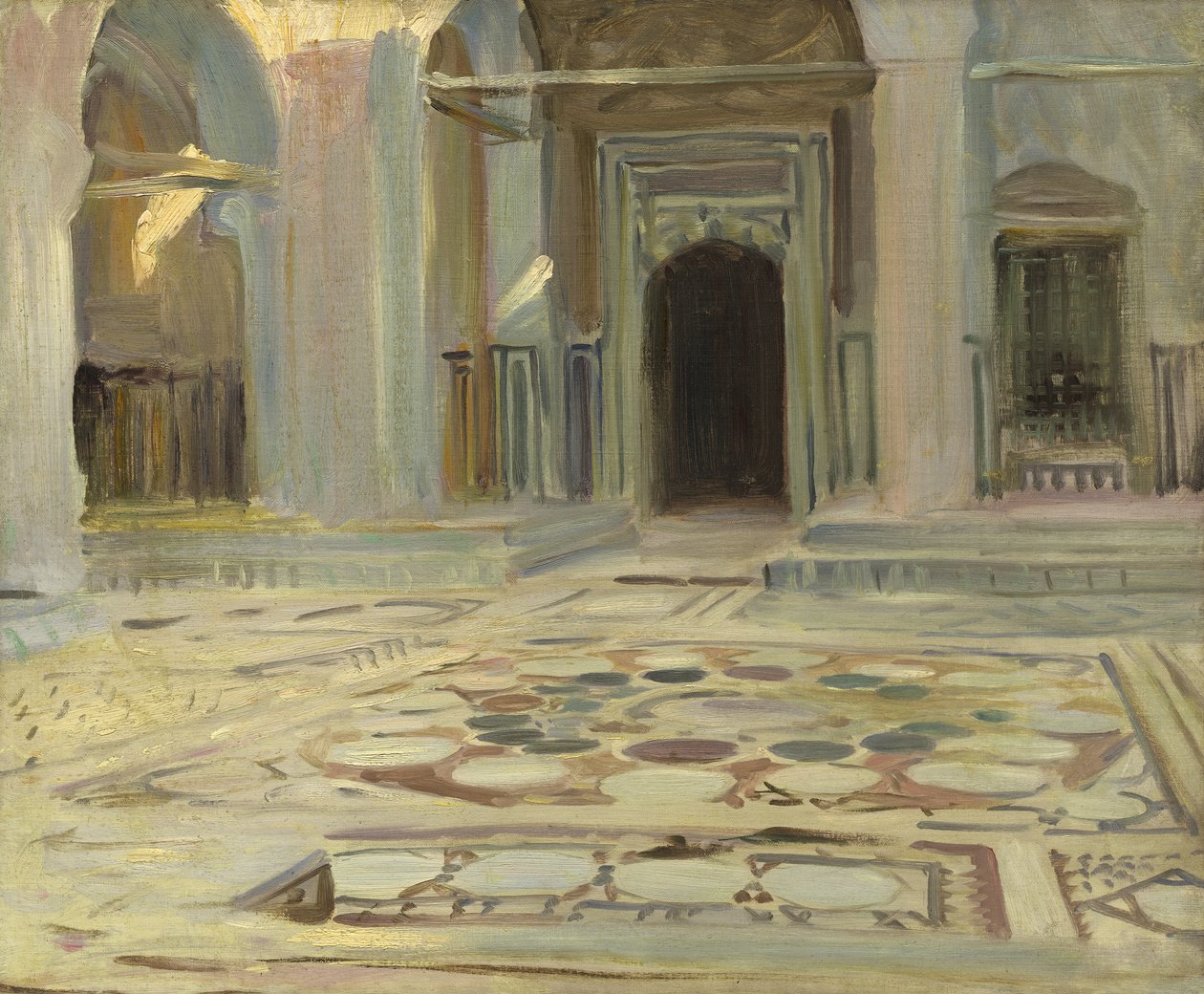 Dlažba, Káhira, 1891 od John Singer Sargent