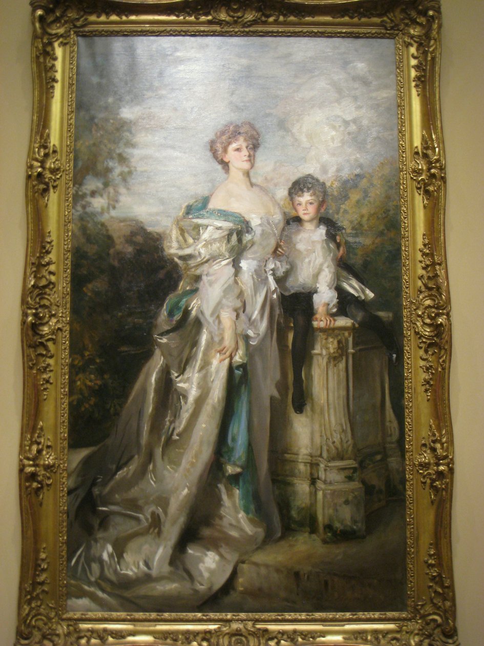 Portrét Lady Warwick a jejího syna od John Singer Sargent