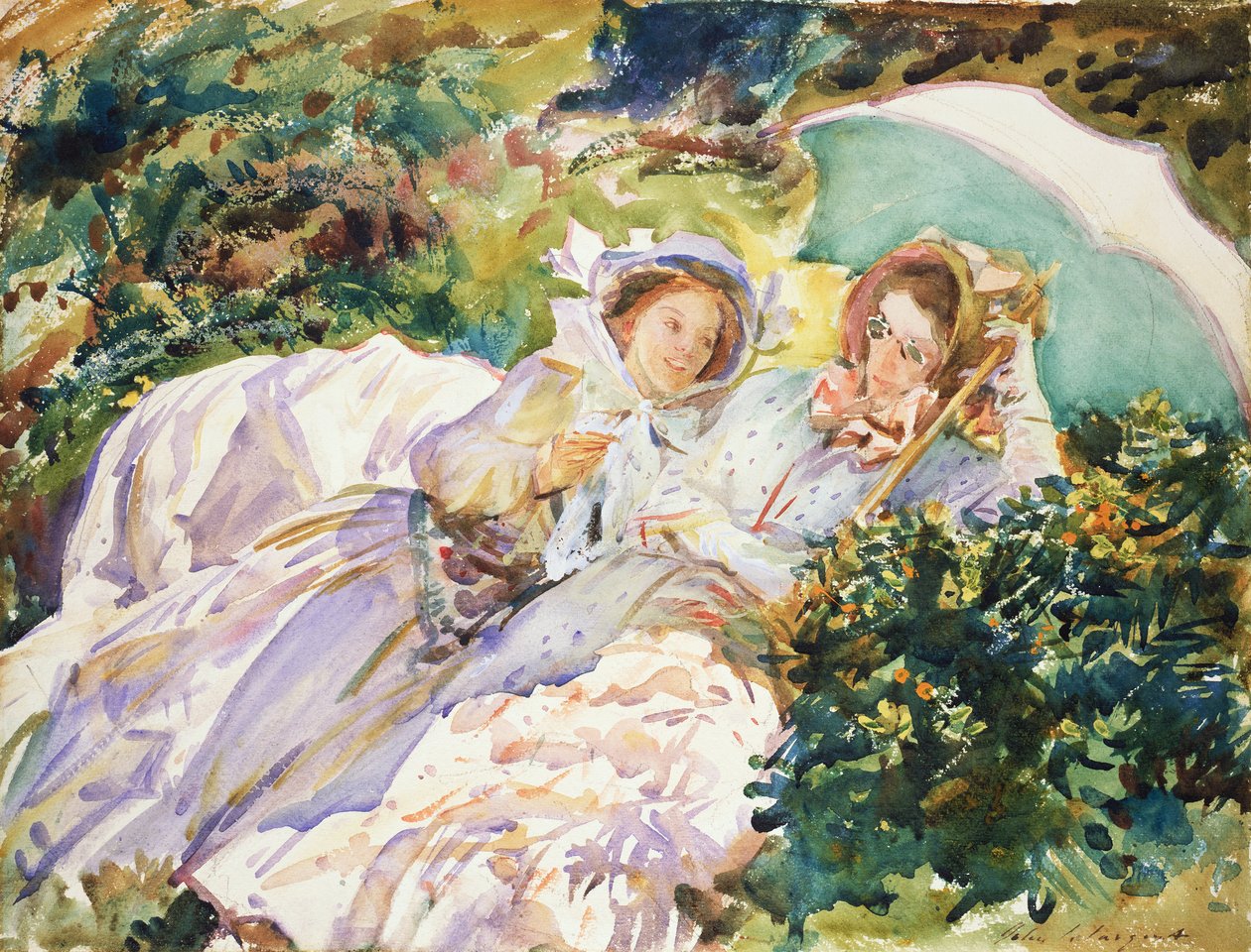 Simplon Pass- škádlení od John Singer Sargent