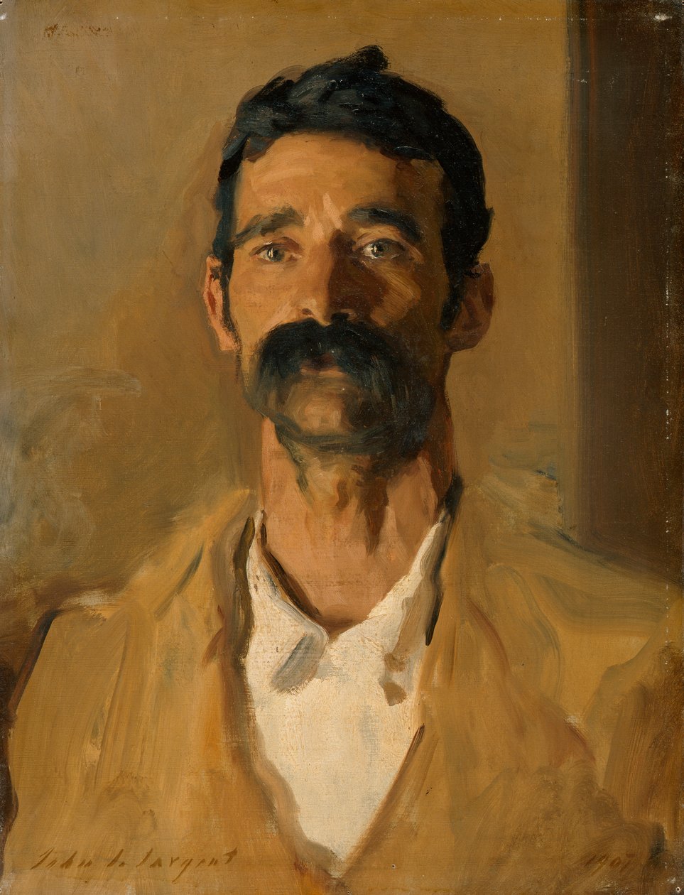 Studie sicilského rolníka, 1907 od John Singer Sargent