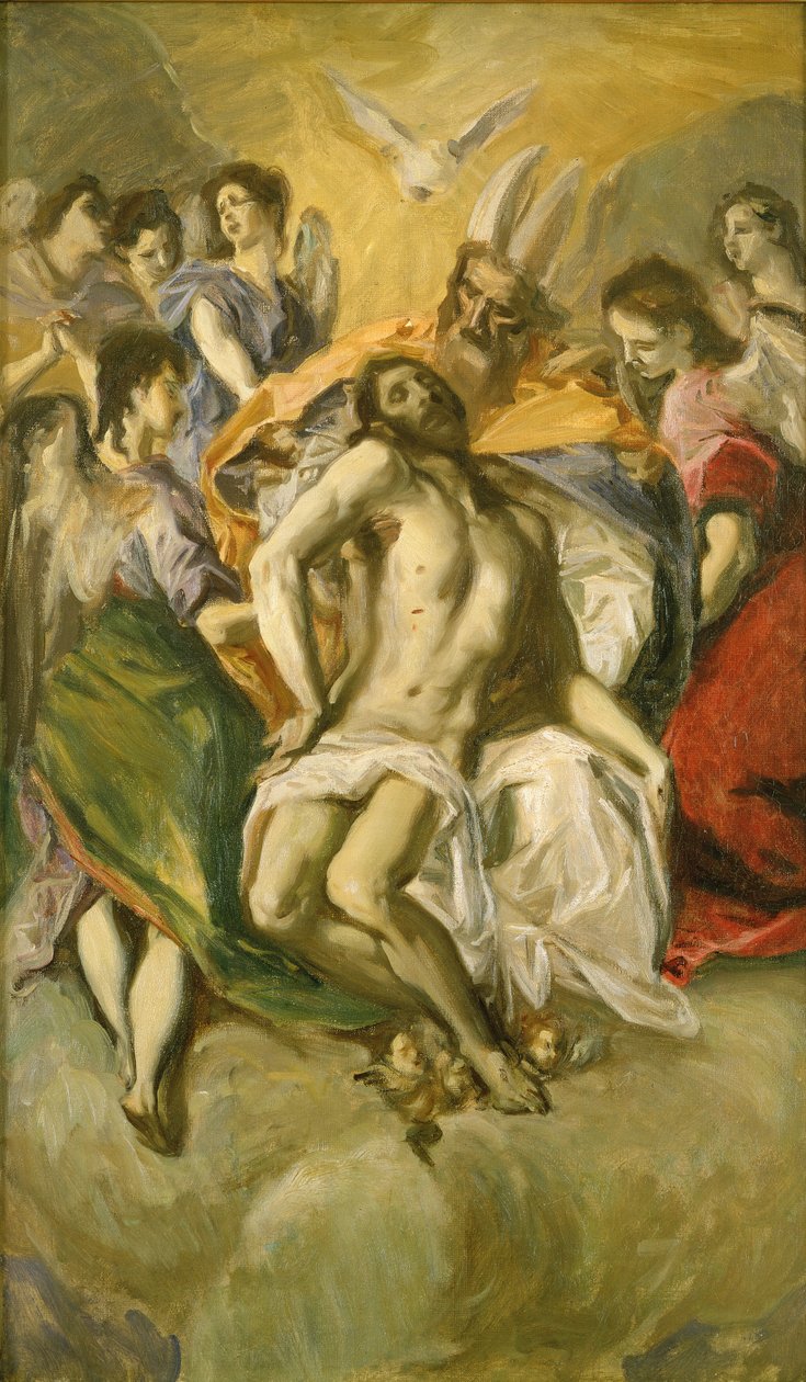Sestup z kříže, po El Greco od John Singer Sargent