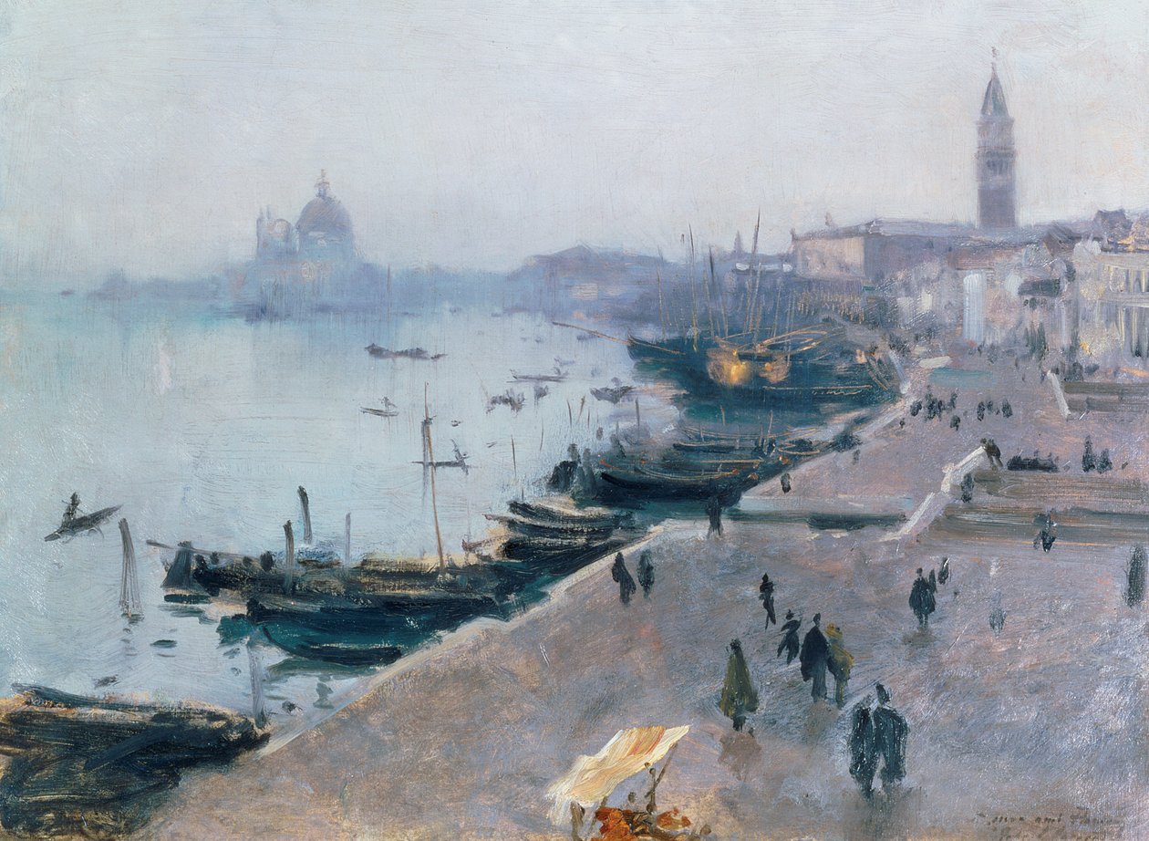 Benátky v šedém počasí od John Singer Sargent
