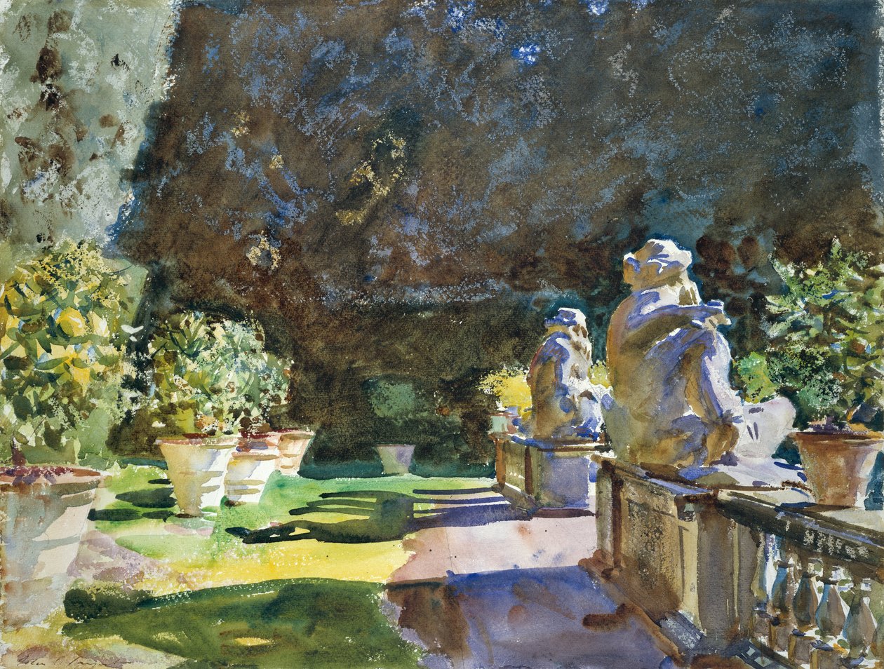 Vila Marlia, Lucca od John Singer Sargent