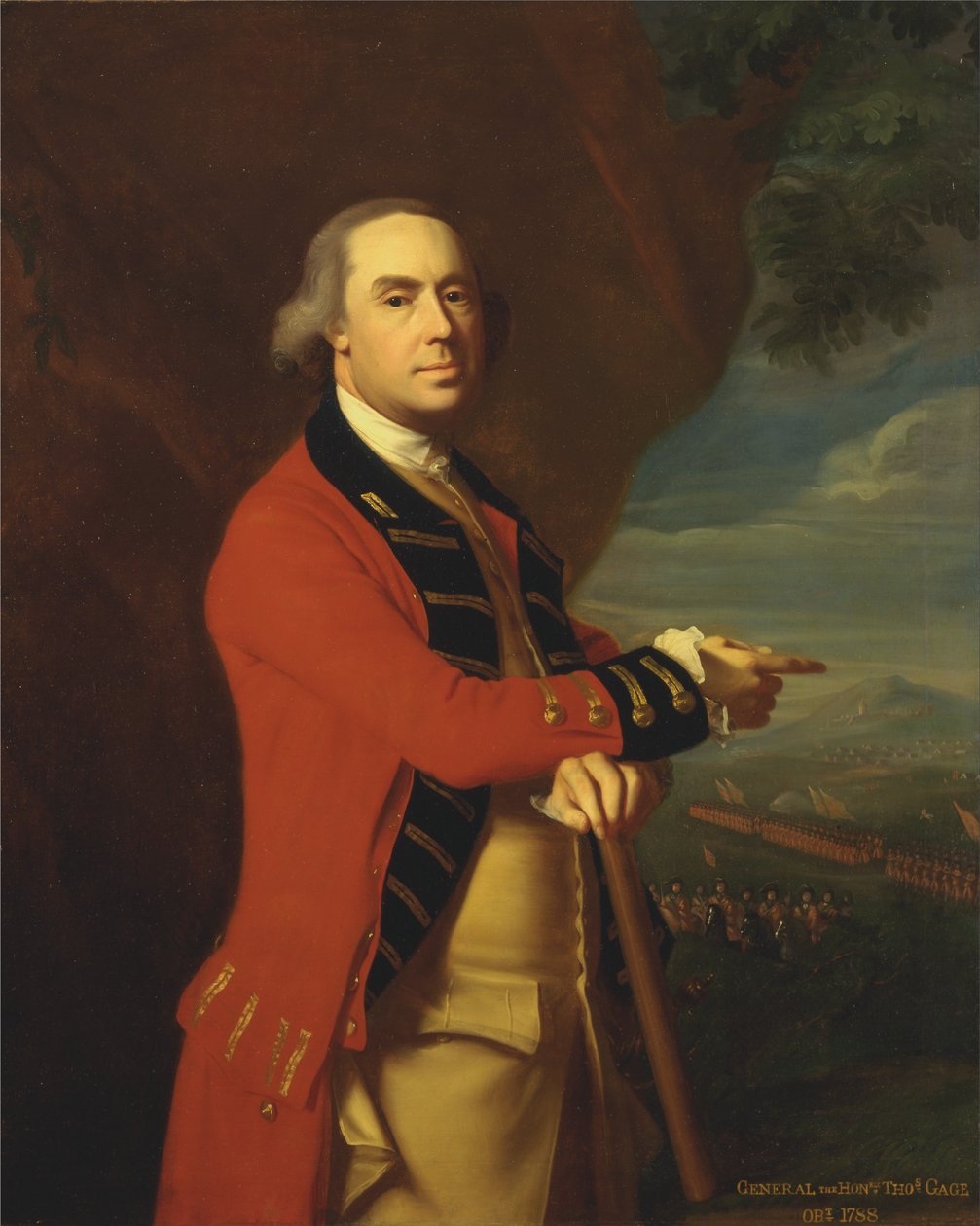 Generál Thomas Gage od John Singleton Copley
