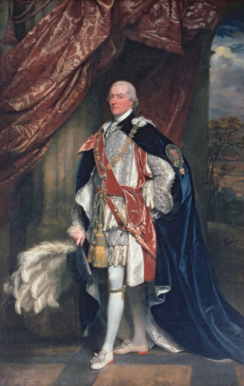 George John Spencer, 1. lord admirality v podvazkových róbách od John Singleton Copley