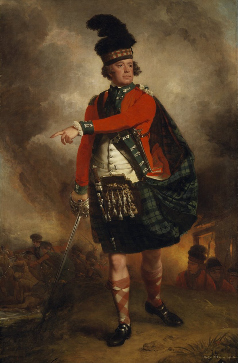 Hugh Montgomerie, 12. hrabě z Eglintonu, 1739 od John Singleton Copley